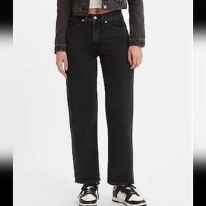 Levi’s 94 Baggy washed black jeans